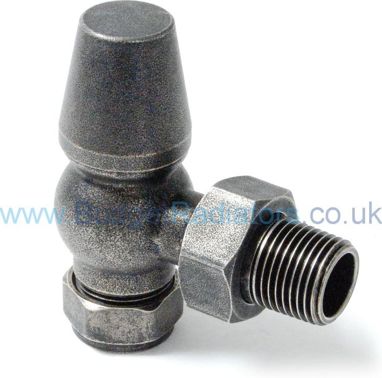 Belgravia Angled Manual Valve Set - Pewter